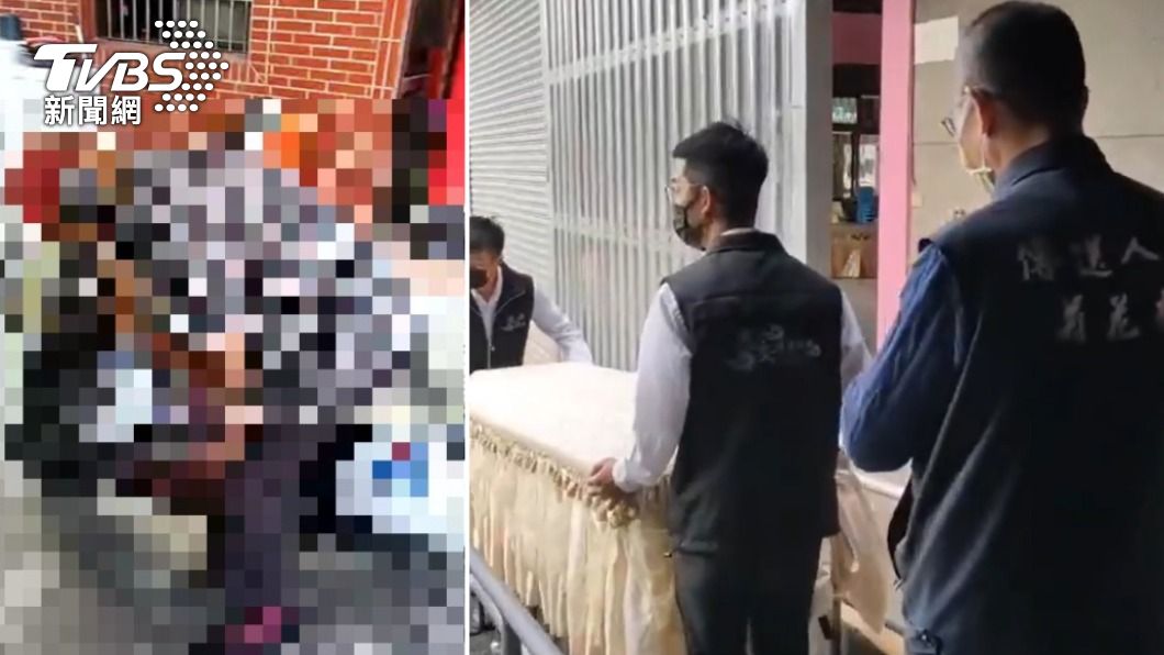 羅翁在機車上身亡，後事被素昧平生的好心人士包辦。（圖／社團法人雲林縣夜市慈愛會授權提供）