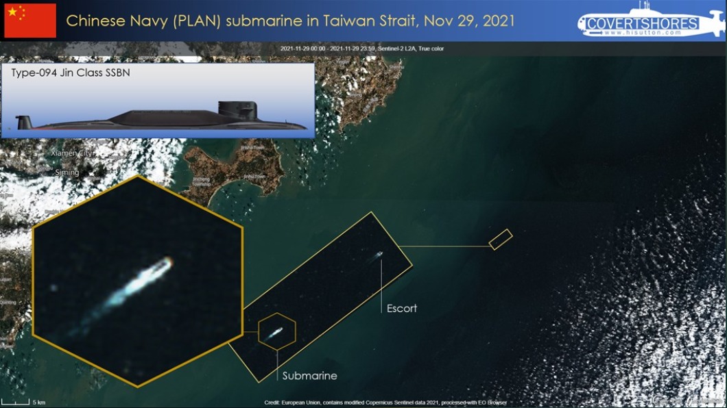 共軍核潛艇浮出水面穿越台海　引發衝突風險關切