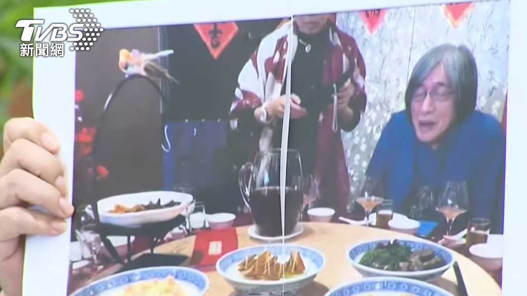 馬文鈺亮出林秉樞參加詹宏志飯局照。(圖/TVBS)