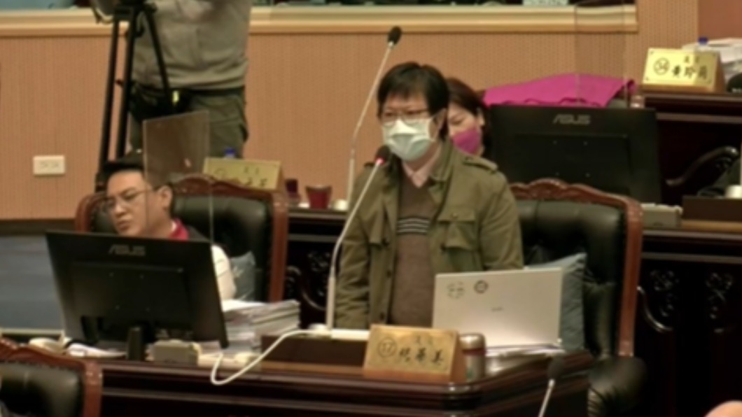 議員反對花縣府路祭預算。(圖/翻攝自花蓮縣議會)