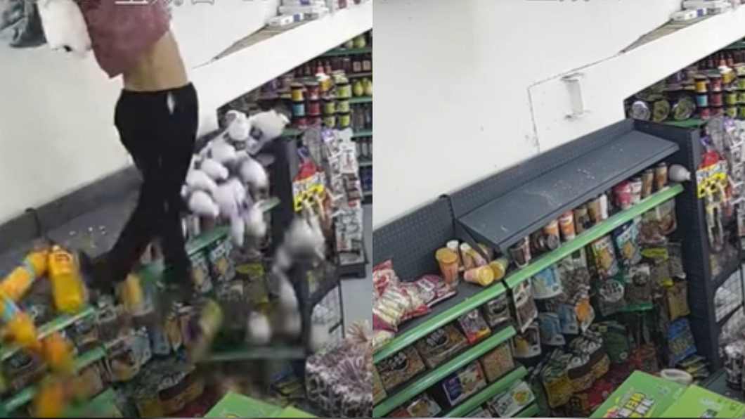 跳到太忘情？超市屋頂破大洞女從天而降　真相曝光網笑翻