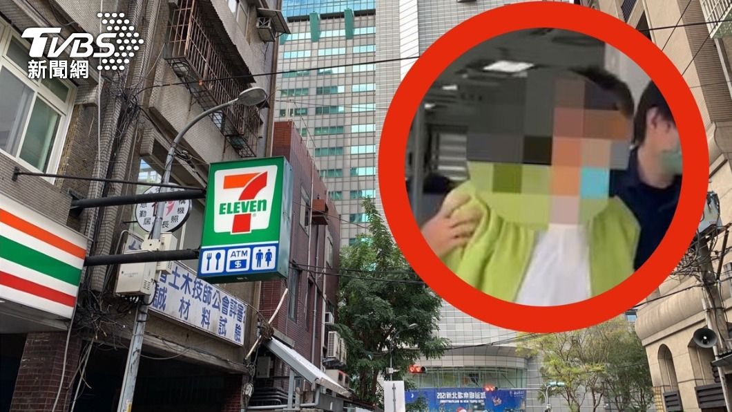 「超商暴力」就在新北市府正對面 女店員勸勿插隊遭拳毆