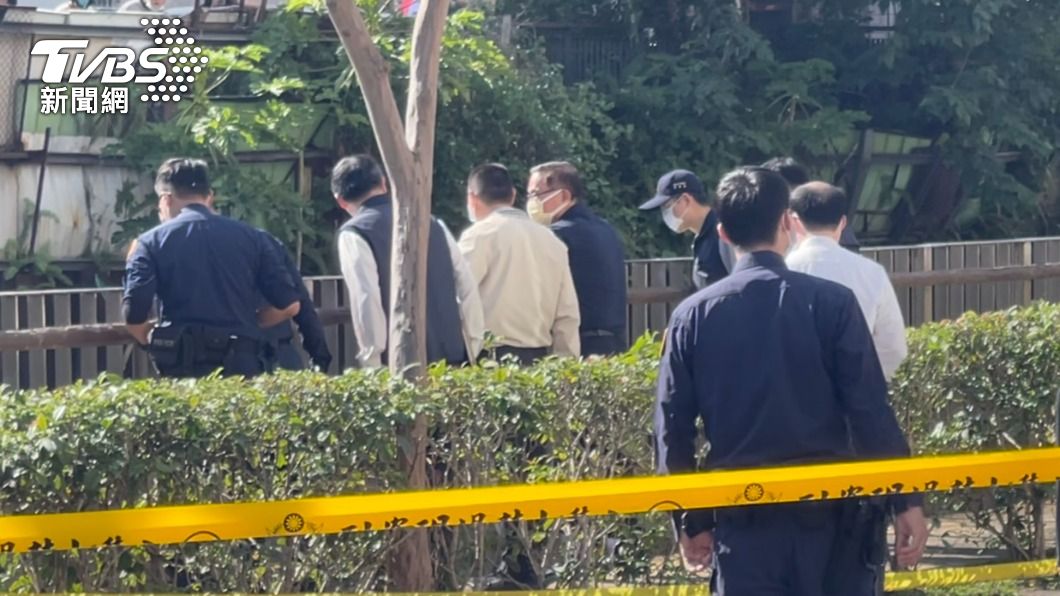 永和大排水溝「人彘屍」 警察局長黃宗仁親臨現場
