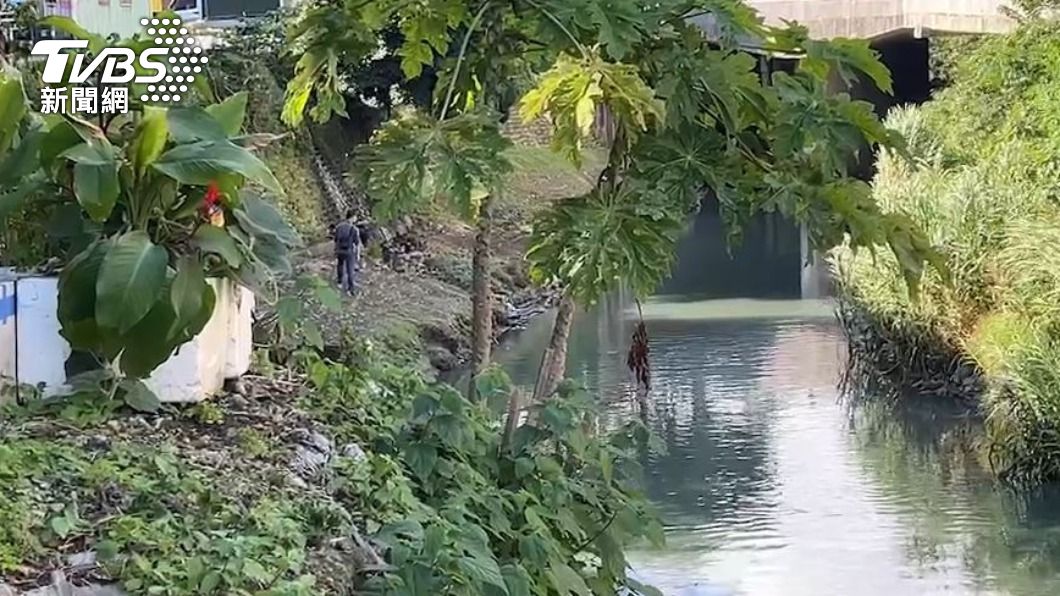 屍體遭棄置的地點是在中、永和交界的瓦窯溝。（圖／TVBS）