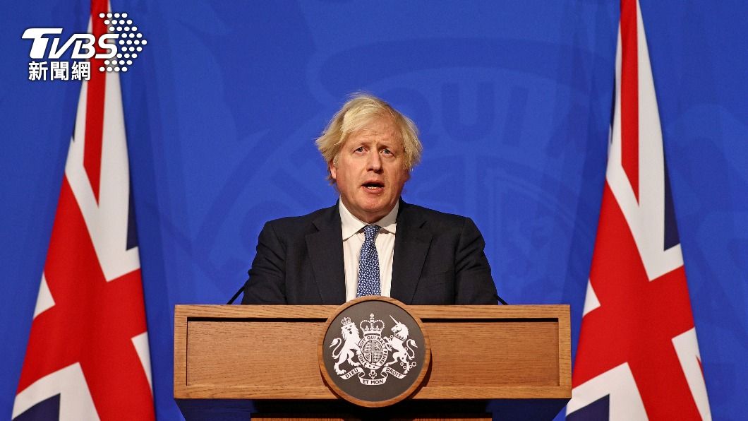 英國首相強生也對此事道歉,不過仍強調未違反規定舉辦聚會。(圖/達志影像美聯社)