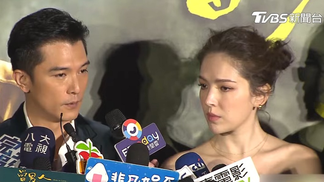 兩人合作電影《當男人戀愛時》相愛。(圖/TVBS資料畫面)