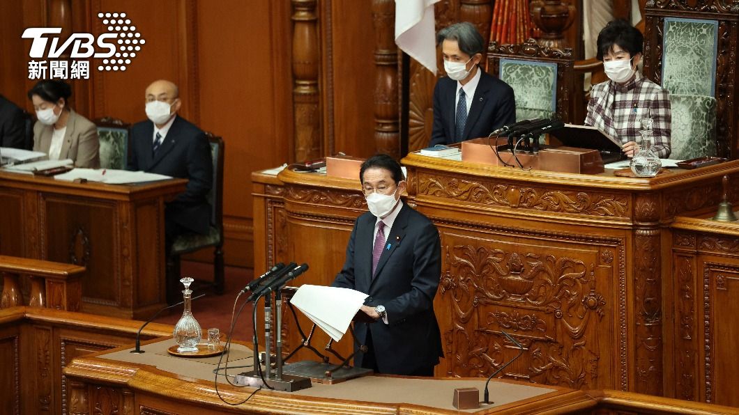 日本首相岸田文雄。（圖／達志影像美聯社）
