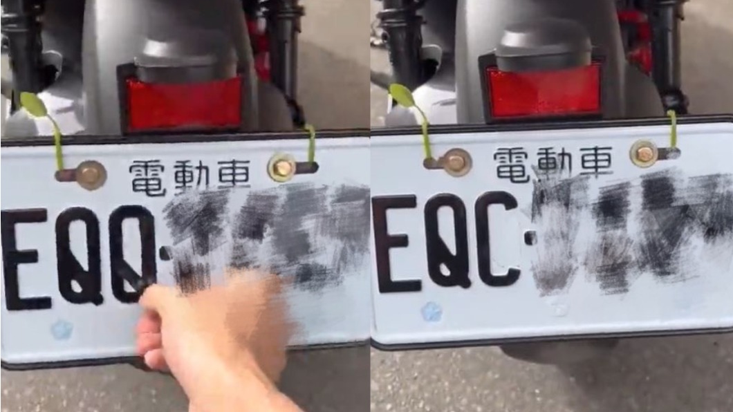 一眼我就認出來!外送員車牌英文字怪怪的 正義哥出手揭真相