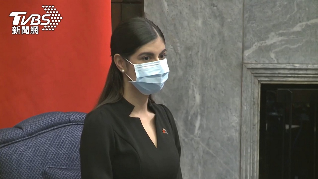 25歲的尼加拉瓜駐台大使李蜜娜。（圖／TVBS）