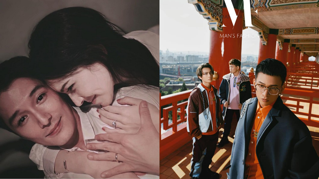 邱澤和許瑋甯驚喜宣布婚訊,消息就連茄子蛋也被瞞。(圖/翻攝自邱澤、茄子蛋臉書)