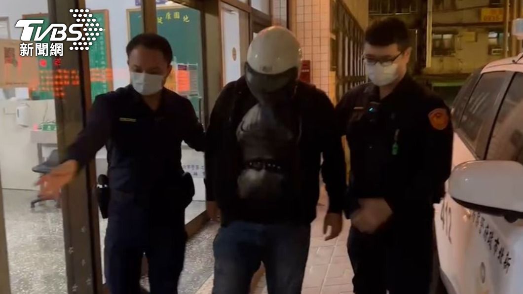嫌犯2小時內遭警方逮捕。(圖/TVBS)
