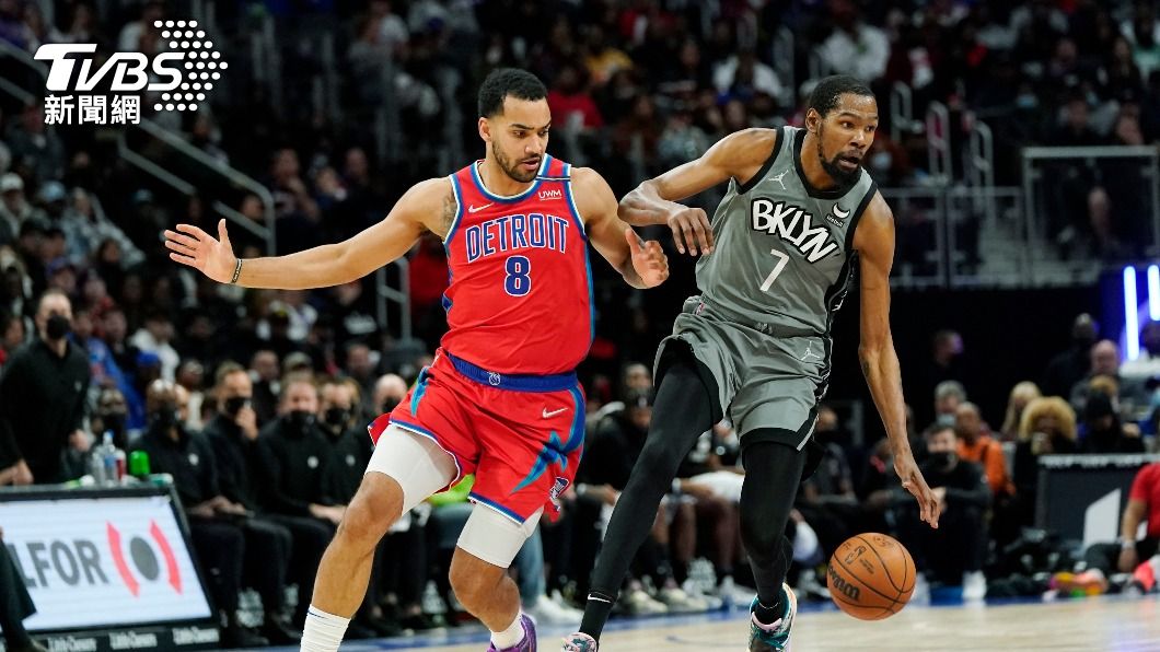 杜蘭特狂轟51分刷本季新高　NBA籃網賞活塞12連敗
