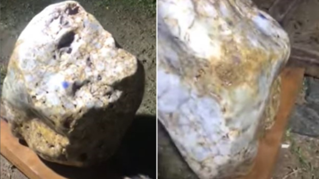 挖到醜陋怪石卯死!一鑑定竟是藍寶石 爽賣近3千萬