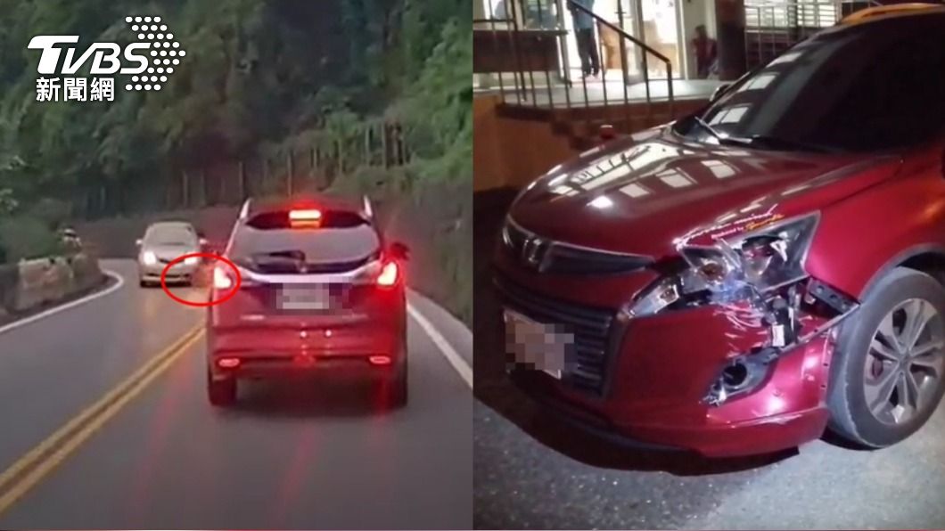 衰爆!蘇花落石駕駛急煞閃避 卻遭對向車「傳球」毀容