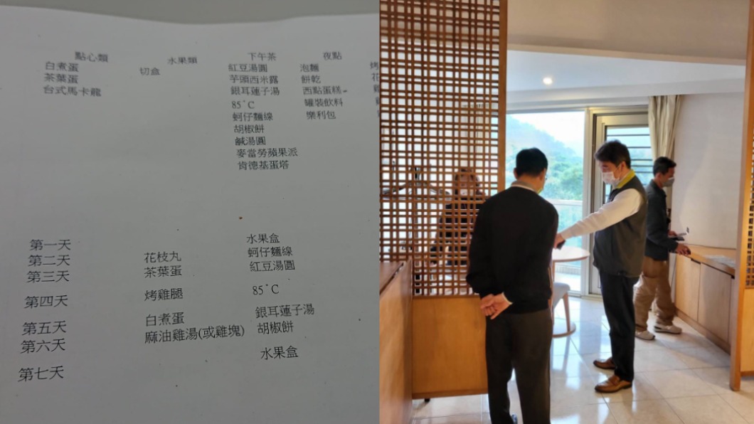 不只麥當勞還有肯德基! 集中檢疫所超豐富菜單曝光