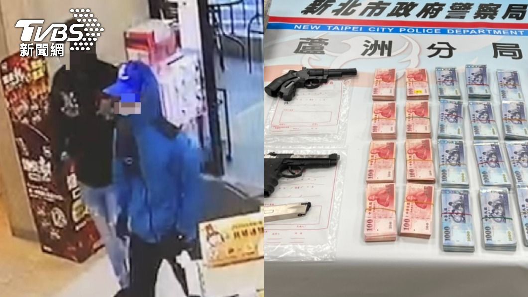 員警2小時內破獲超商ATM搶案。(圖/TVBS)