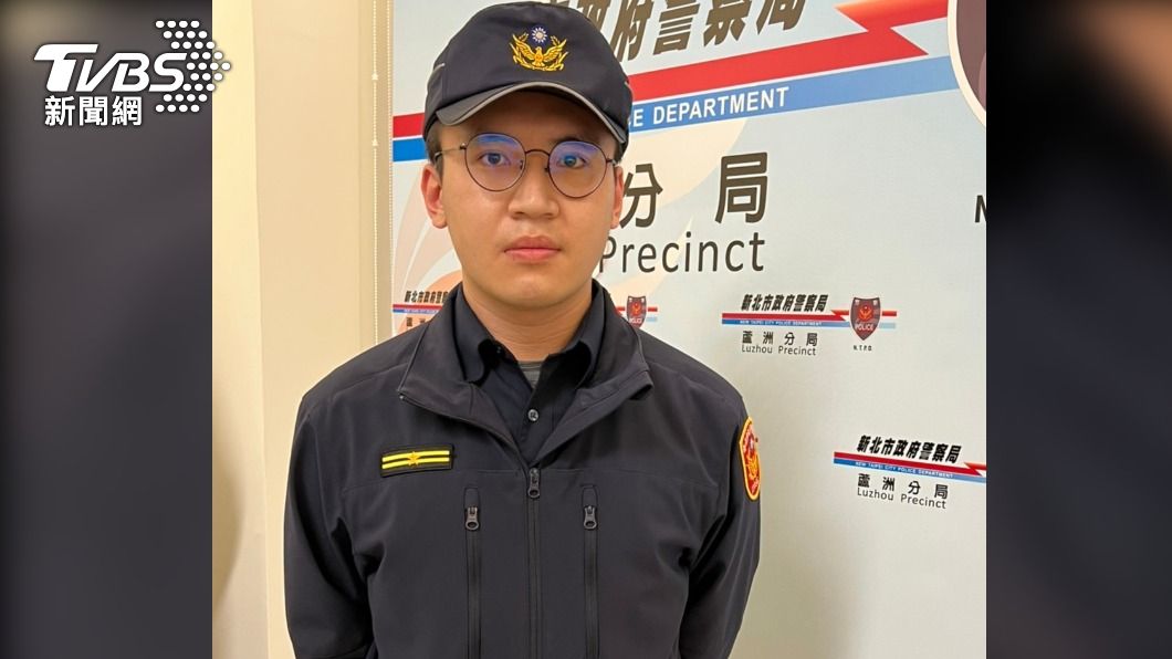 吉埔所長張凱昱年僅26歲,這次搶案立下大功。(圖/TVBS)