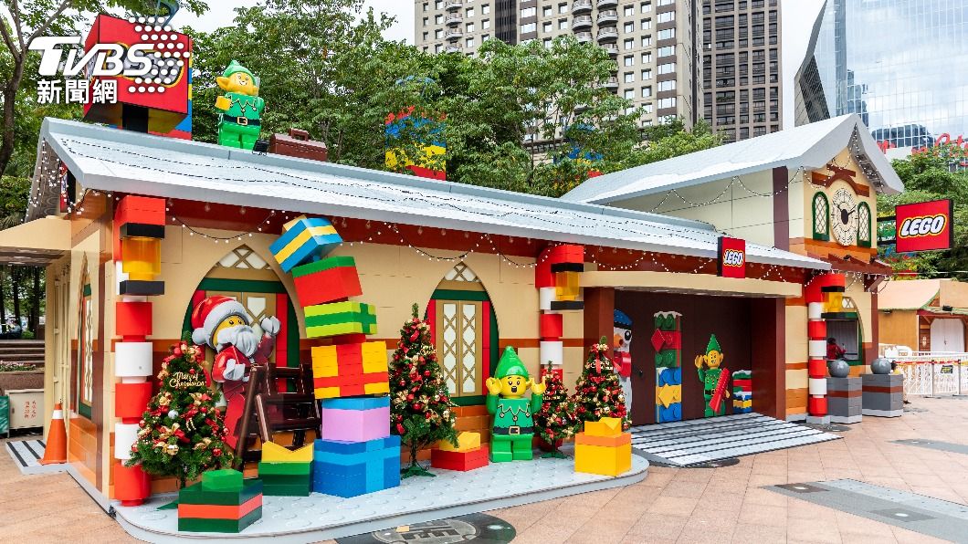 樂高耶誕小屋。(圖/新北市政府提供)