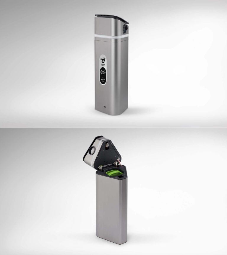 Gogoro Network攜手晟明科技發展智慧停車柱。（圖／Gogoro提供）