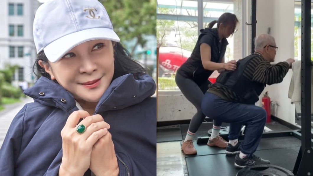 爸堅決不去健身房!吳淡如找女教練出馬 秒被收服狂深蹲