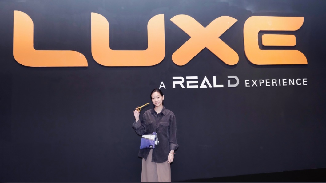 陳妤衝嘉義看《蜘蛛人:無家日》。(圖/RealD提供)