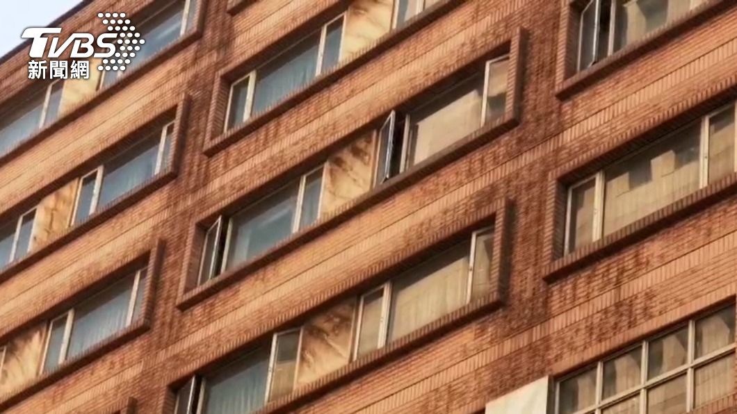 桃園車站周邊某防疫旅館。(圖/TVBS)