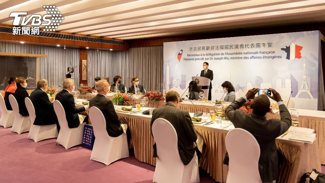 法國前議長戴扈傑率團訪台 吳釗燮:展現珍貴情誼