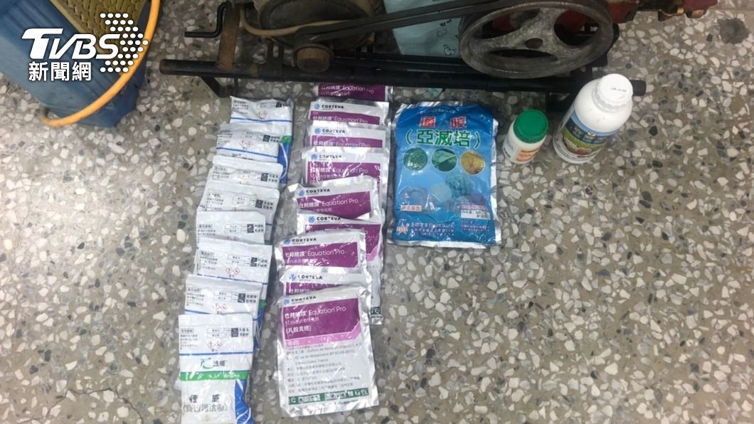 屏東2竊賊偷百包農藥想轉賣 實名制無處銷贓遭逮