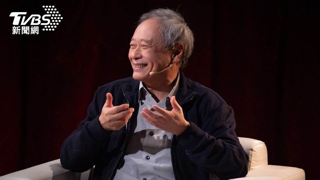 李安談笑風生。(圖/TVBS)