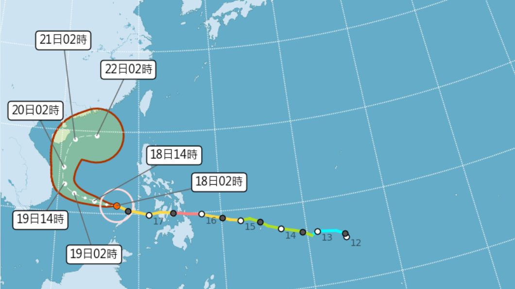 今公投日乾冷偶雨 雷伊中颱明大迴轉下週挾雨彈襲台!