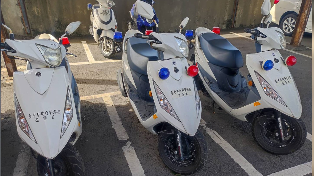 烏日麗水派出所警用機車。圖/翻攝麗水派出所臉書