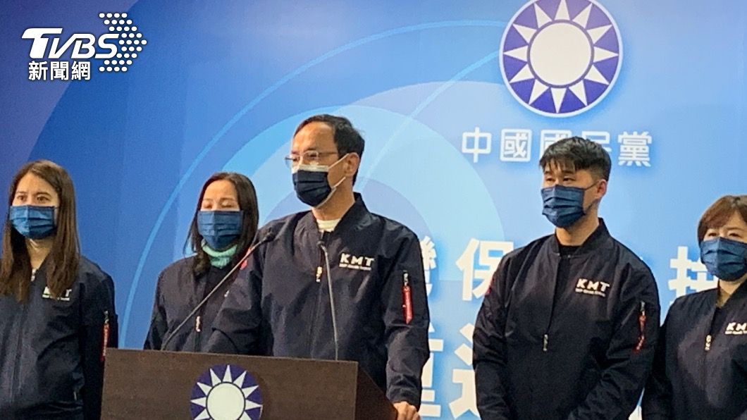 國民黨主席朱立倫。（圖／TVBS）