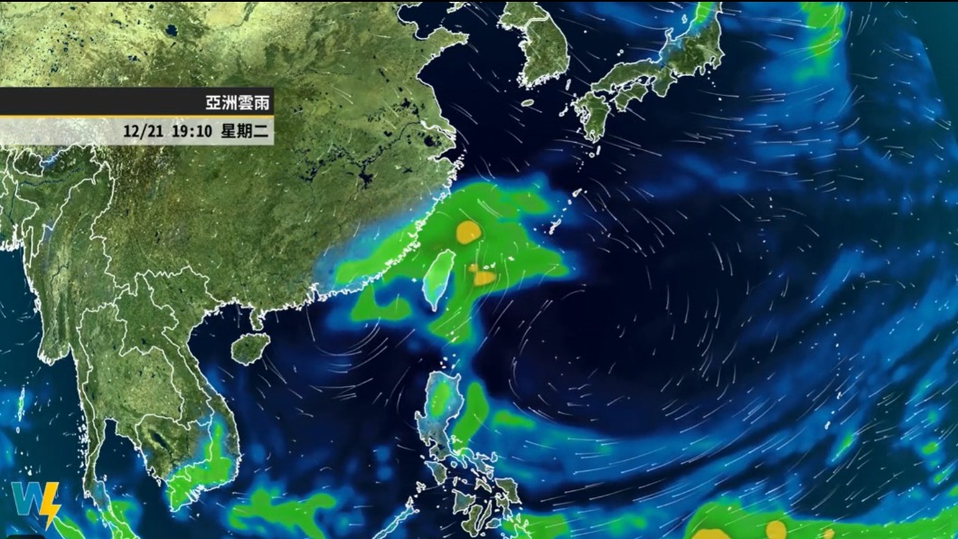 耶誕天氣曝!雷伊帶水氣週三前防大雨 平安夜又變冷