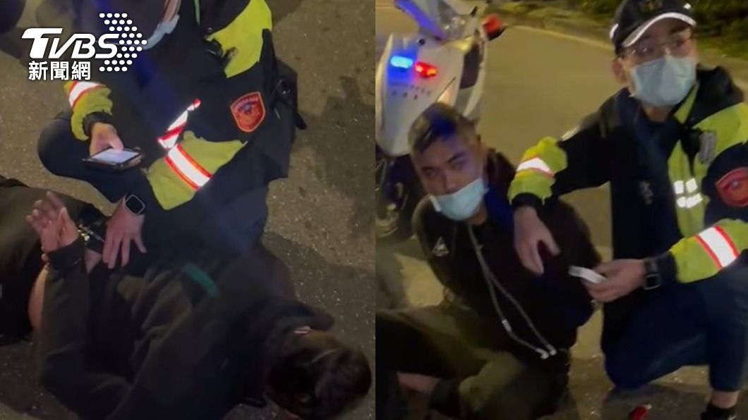 見警心虛!毒犯疑怕驗尿 盤查中棄車拔腿狂奔仍遭警逮