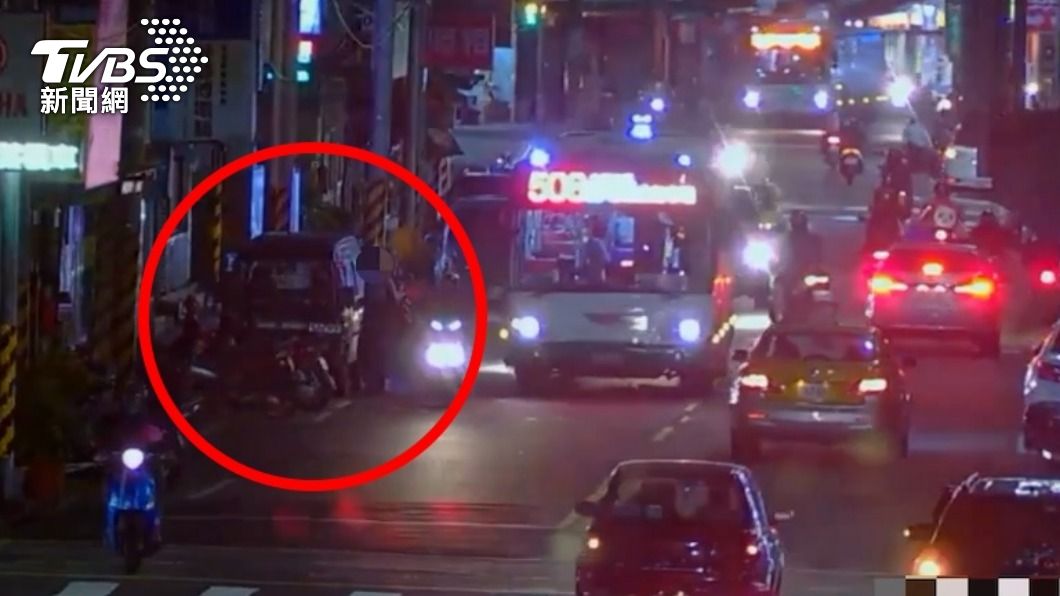 陳男準備要去開車時被逮。（圖／TVBS）