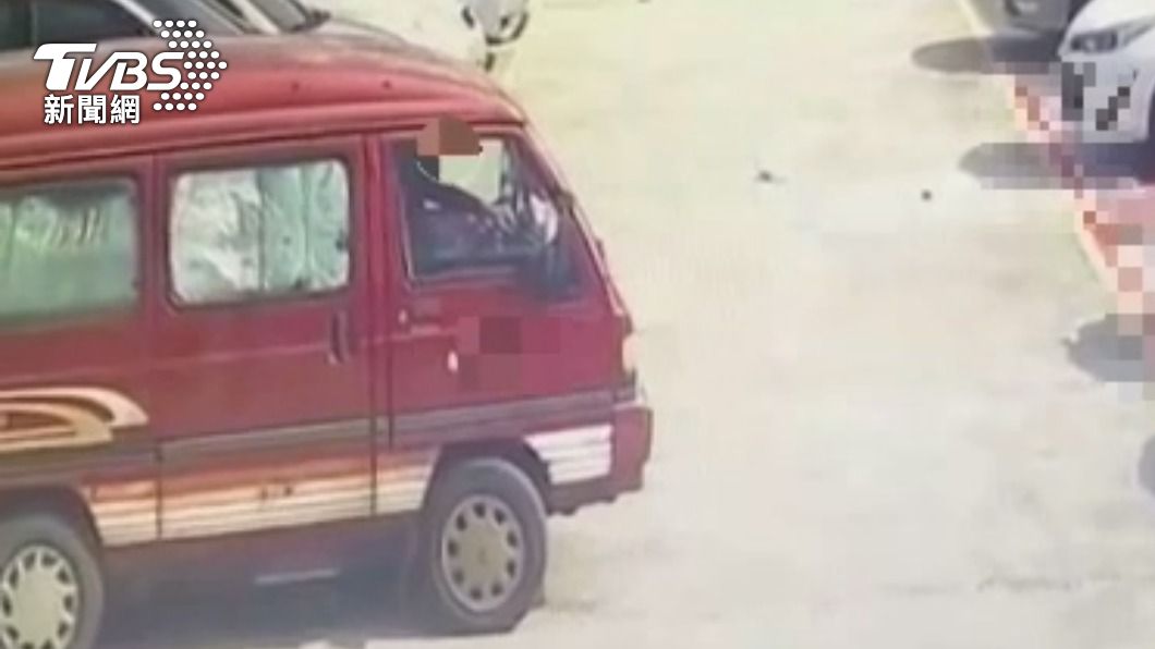 陳男偷廂型車。（圖／TVBS）