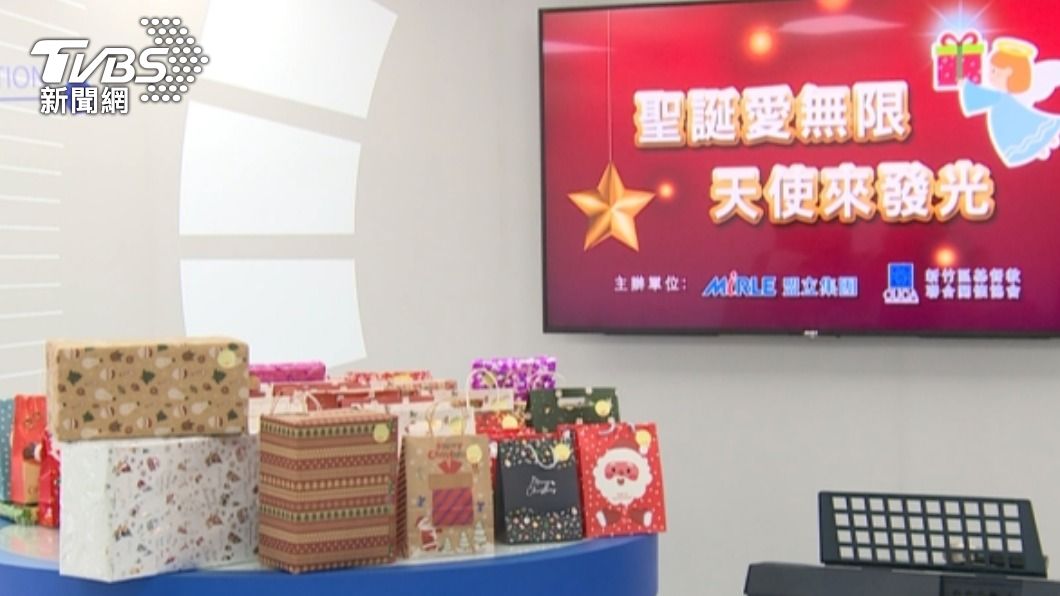 「2021新竹聖誕愛無限，天使會發光」記者會。（圖／TVBS）