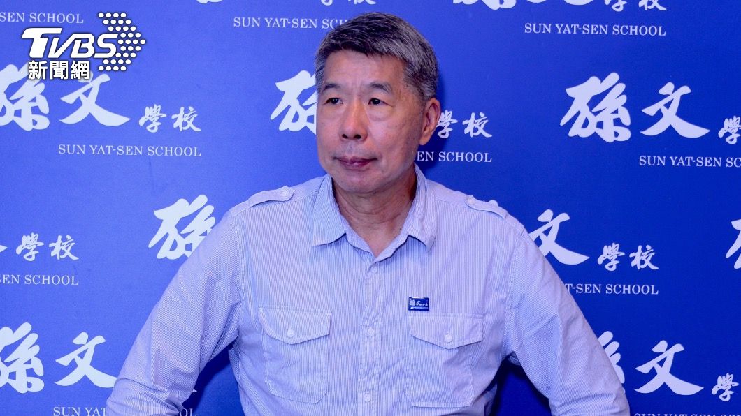 張亞中今早到民進黨抗議。(圖/TVBS資料畫面)