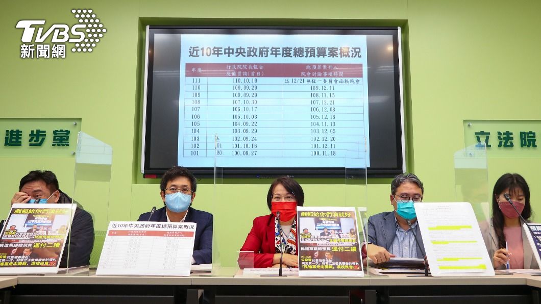 總預算逕付二讀遭質疑 綠反批:始作俑者是國民黨