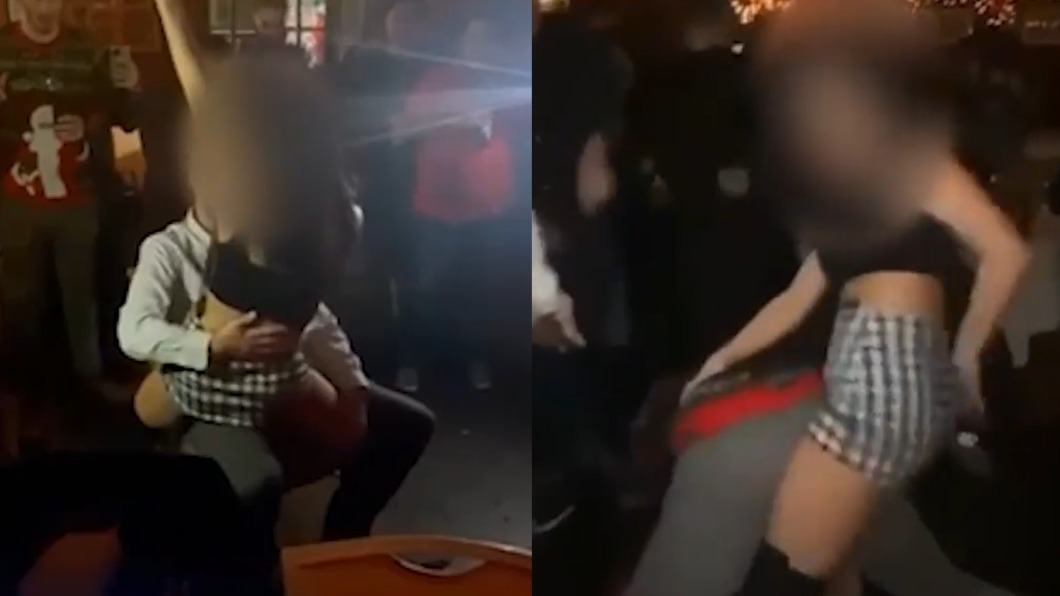 年輕女警的狂野舉動讓圍觀群眾驚呼連連。(圖/翻攝自《紐約郵報》官網)