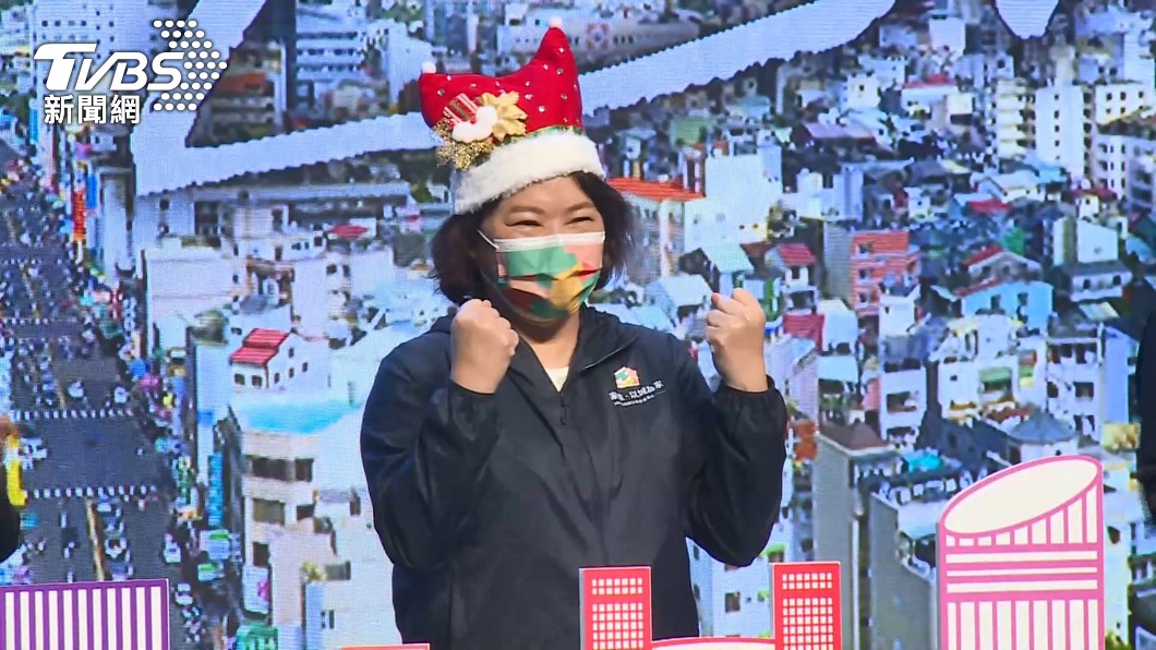 黃敏惠挑戰連任嘉義市長。(圖/TVBS)