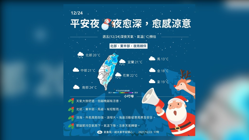 今水氣增多 明冷氣團襲氣溫驟降 高山可望降雪!