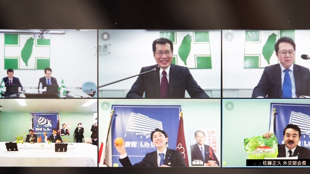 民進黨於今(24日)與日本自由民主黨舉行「外交.經濟政策意見交流會」。(圖/TVBS)