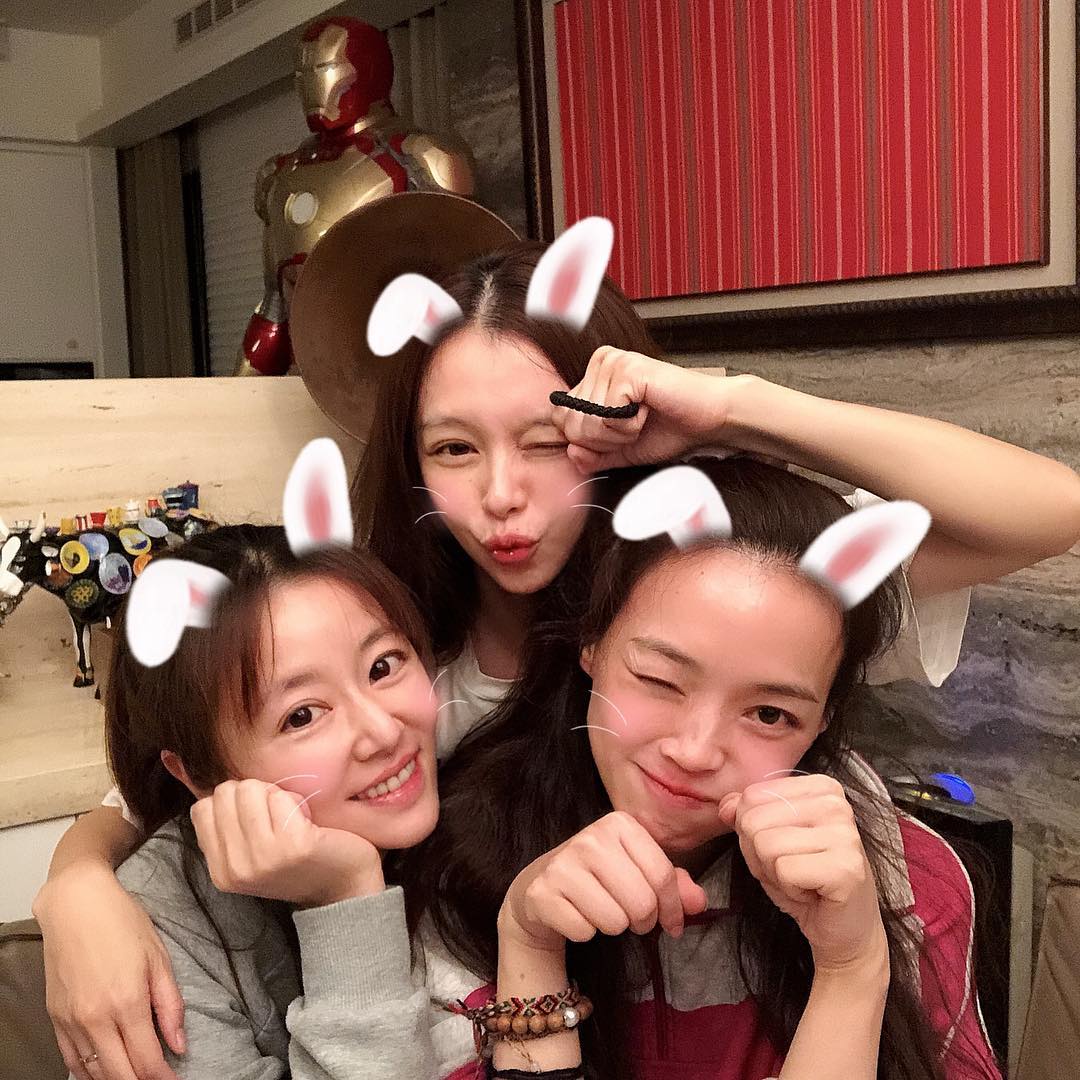 林心如(圖左)、徐若瑄(圖中)、舒淇(圖右)是多年好友。(圖/翻攝自林心如臉書)