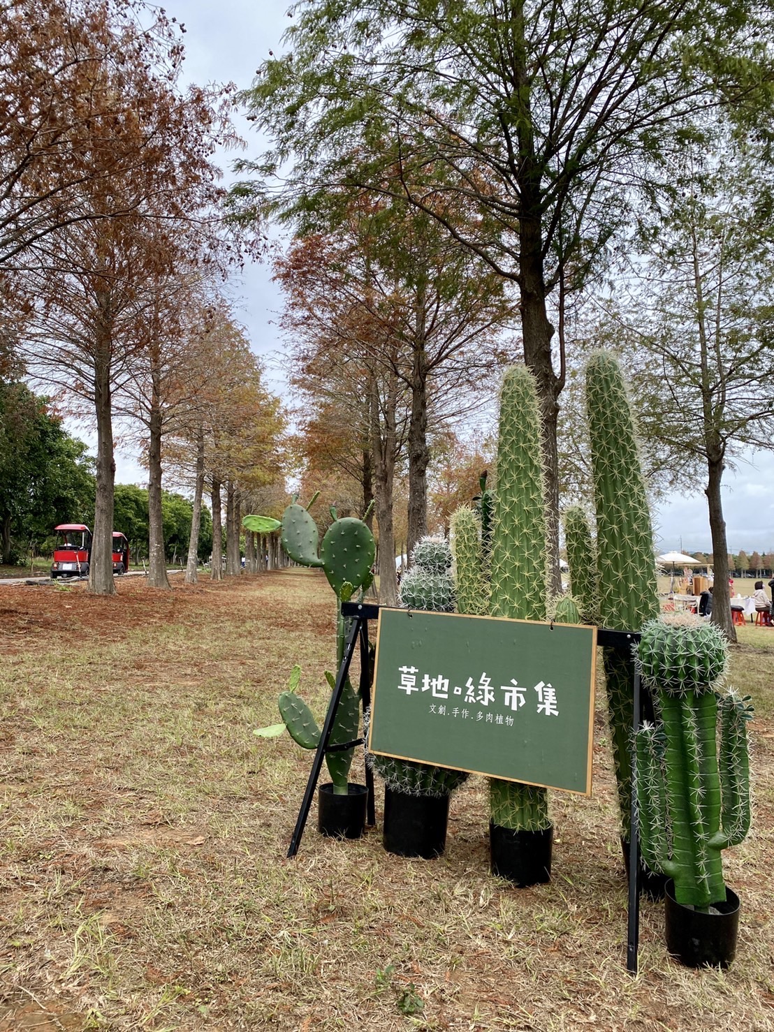 耶誕假期,麗寶樂園邀請草地綠市集進駐。(圖/麗寶樂園提供)