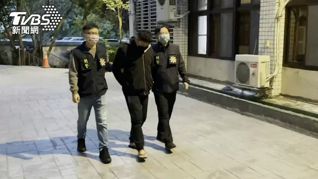 犯嫌遭警方逮到。(圖/TVBS)