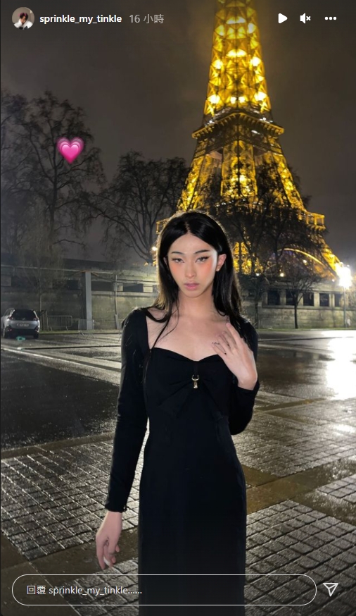 庾恩利分享女裝照。（圖／翻攝自sprinkle_my_tinkle IG）