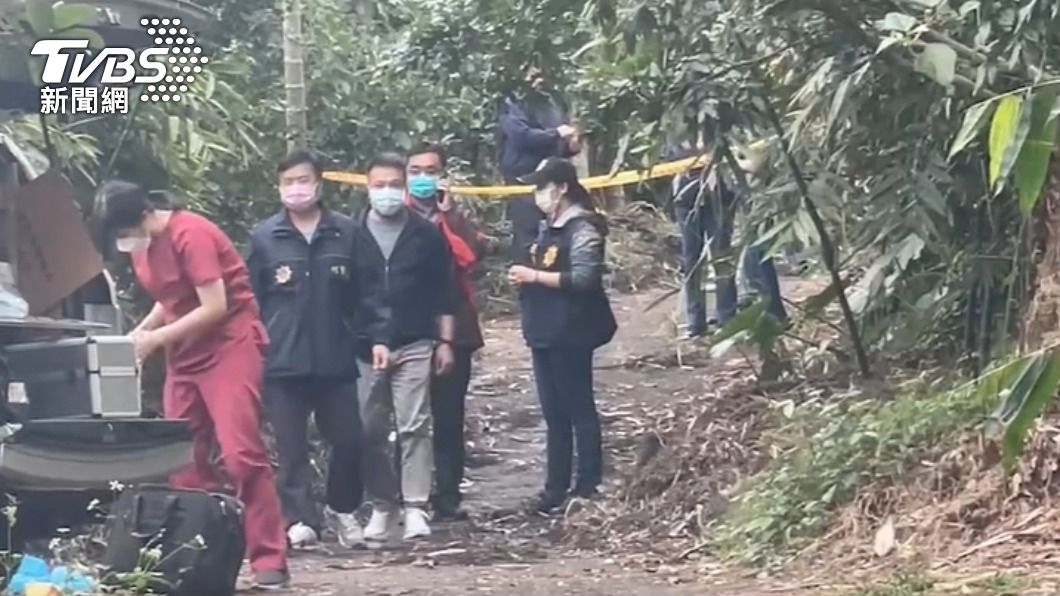 嘉義縣竹崎鄉凶殺案,婦人陳屍國小旁果園。(圖/TVBS)