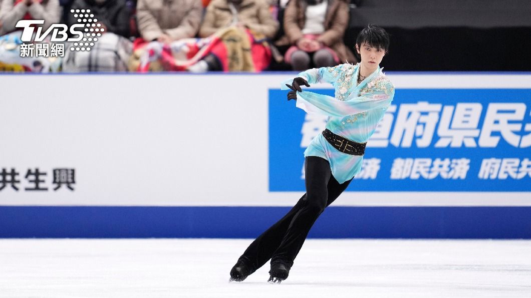 羽生結弦挑戰人類史上首次的四周半跳。（圖／達志影像美聯社）