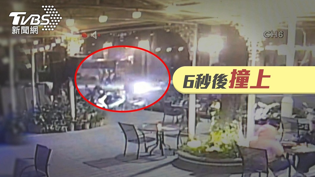 一家人過馬路6秒就被撞。（圖／TVBS）